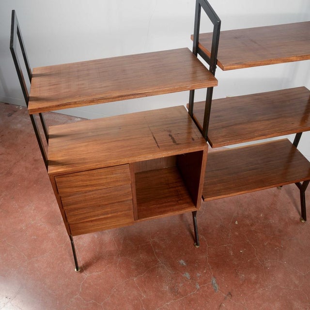 Mid-Century Modern Open Bookcase, 1960s For Sale - Image 17 of 18
