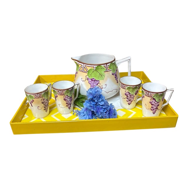 1970s Nippon American Atelier #5039 Grapevine - Set of 5 Pieces Discontinued For Sale