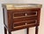 Brown 20th Century Pair of Louis XVI Style Marble-Top, Bronze and Walnut Nightstands For Sale - Image 8 of 12
