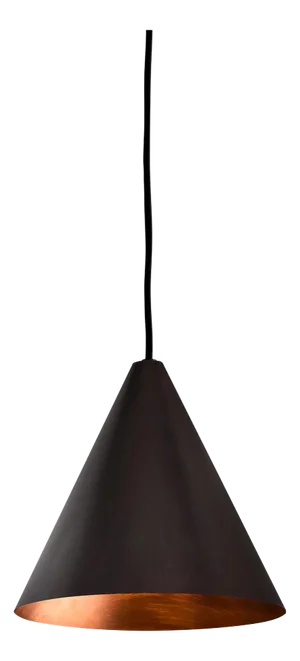 Hans-Agne Jakobsson Dark Brown Patinated 'Tratten' Pendant