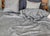 Contemporary Plum Textiles Norse Charcoal Linen For Sale - Image 3 of 4