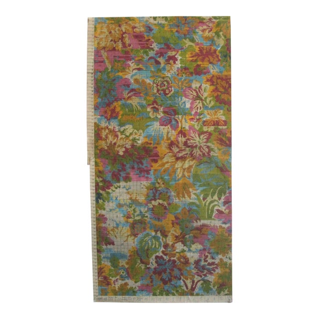 1920s French Tapestry Design Gouache Painting For Sale