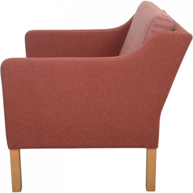 Model 2421 Chair in Fabric by Børge Mogensen, 1980s For Sale - Image 10 of 16