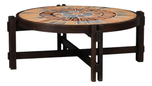 Vintage Ceramic Coffee Table by Roger Capron for Vallauris, France, 1970s