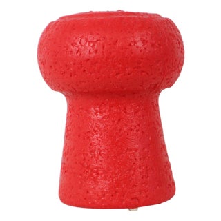 Red Pop Art Champagne Cork Table Lamp For Sale