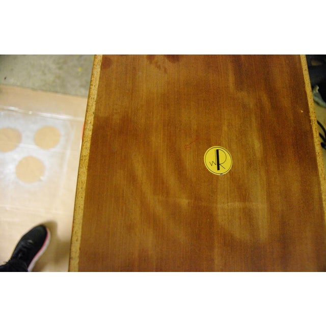 Brown Teak Wall Shelf by Walter Wirtz for Wilhelm Renz, 1960 For Sale - Image 8 of 11
