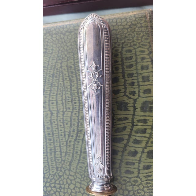 Vermeil and Wiskemann Silver Headstock, 1890s For Sale - Image 5 of 6