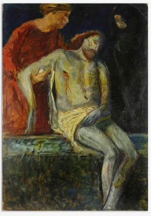 Antonio Feltrinelli, The Deposition, Oil Painting, 1930s