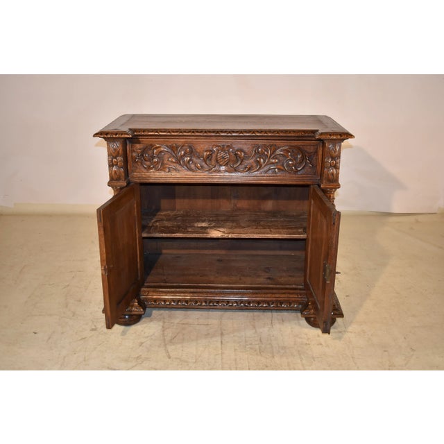 19th Century French Oak Buffet For Sale - Image 9 of 10
