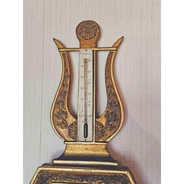 Golden Thermometer by Torricelli For Sale - Image 4 of 16