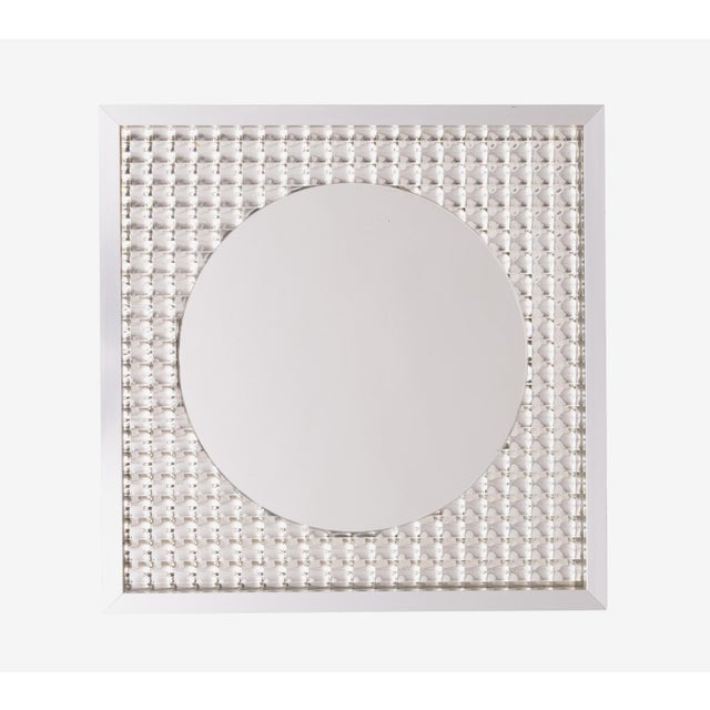 Silver Space Ace Pop Art Wall Mirror, 1970s For Sale - Image 8 of 8