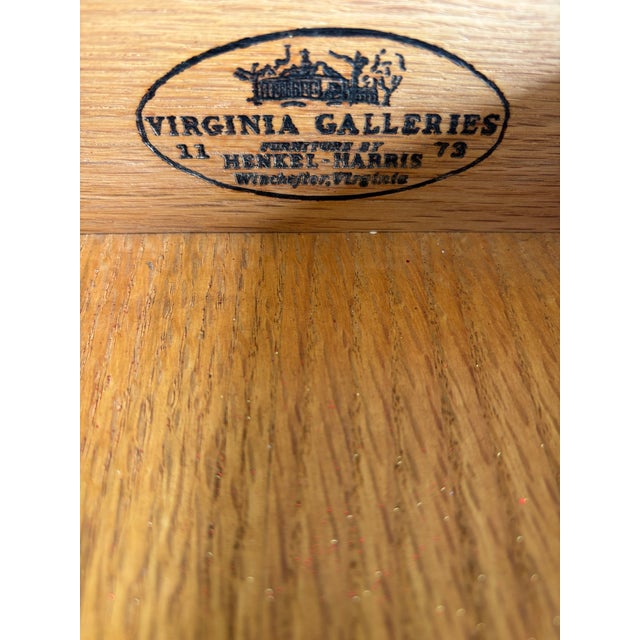(A) Henkel Harris Mahogany Bracket Foot 4 Drawer Bachelor Chest For Sale - Image 12 of 12