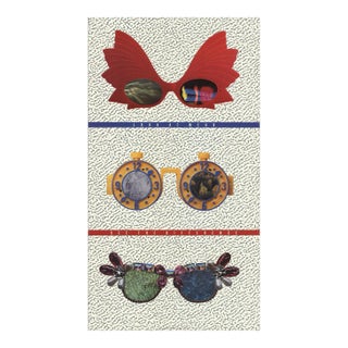 Julius Friedman 'Look at Mead, See the Difference' Contemporary Red,Blue,Yellow USA Offset Lithograph For Sale