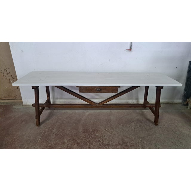 Rustic Console Table, 1980s For Sale - Image 6 of 8