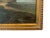 19th Century Beautiful Oil Painting of Figures and Vessels on a Lake For Sale - Image 11 of 11