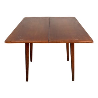 Vintage Cushman "Colonial Creations" Pivot-Top Game Table For Sale