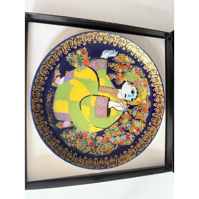 Rosenthal Aladdin Trapped in the Magic Garden Collector's Plate by Bjørn Wiinblad for Rosenthal Germany, 1970s For Sale - Image 4 of 6