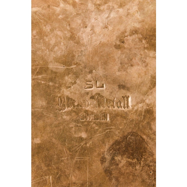 Bronze Tray attributed to Sven Larsson, 1950s For Sale - Image 4 of 5