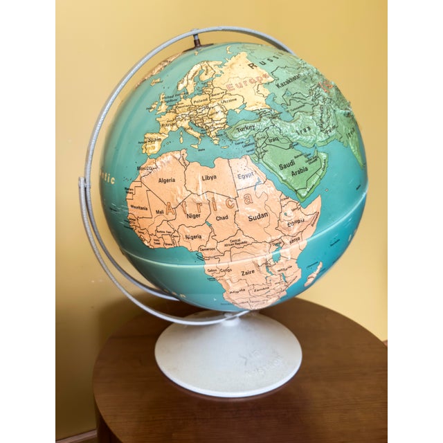 Replogle Globes Vintage Nystrom 16-Inch "First Globe" For Sale - Image 4 of 16