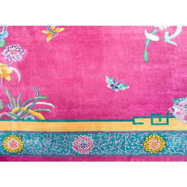 Early 20th Century Chinese Art Deco Rug For Sale - Image 10 of 12