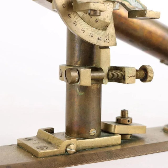 Vintage Brass Telescope Diopters For Sale - Image 4 of 9