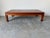 Brown Vintage Asian Chinese Solid Mahogany Rectangular Coffee Table For Sale - Image 8 of 12