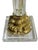 Vintage Fluted Glass Corinthian Column Lamps With Lucite Bases - a Pair For Sale - Image 15 of 18