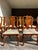 Set of 8 vintage Queen Anne–style dining chairs by Universal Furniture Ltd. Solid mahogany with a carved shell crest...