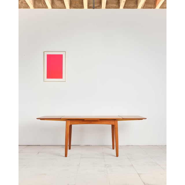1960s Mid-Century Modern Danish Extendable Dining Table in Teak by Svend Aage Madsen, 1960s For Sale - Image 5 of 18