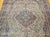 19th Century Persian Kashan Rug, Hand-Knotted Wool & Cotton, Floral Design, Ivory & Navy, 9x12 For Sale - Image 13 of 18