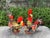 Italian Pair of 1940s Italian Glazed Ceramic Roosters For Sale - Image 3 of 13