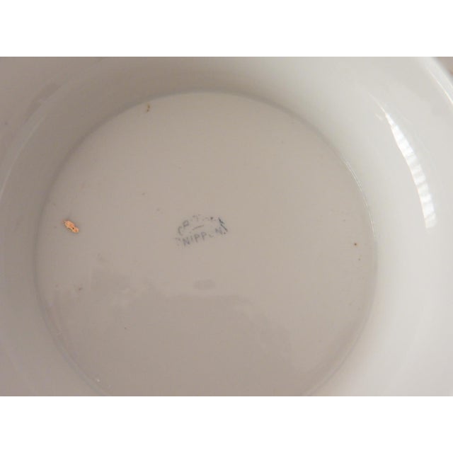 1900s Antique J. P. Limoges Nippon Art Deco Fruit Punch Bowl With Gold Gilt Pedestal Champagne Bucket For Sale In Monterey, CA - Image 6 of 8