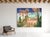 "Marrakesh Ii" by Javiera Da Fonseca Ilić, Marrakesh Morocco, Warm Terracotta Tropical Rooftop Scene, Golden Hour Cityscape, Original Oil Painting For Sale In Monterey, CA - Image 6 of 9