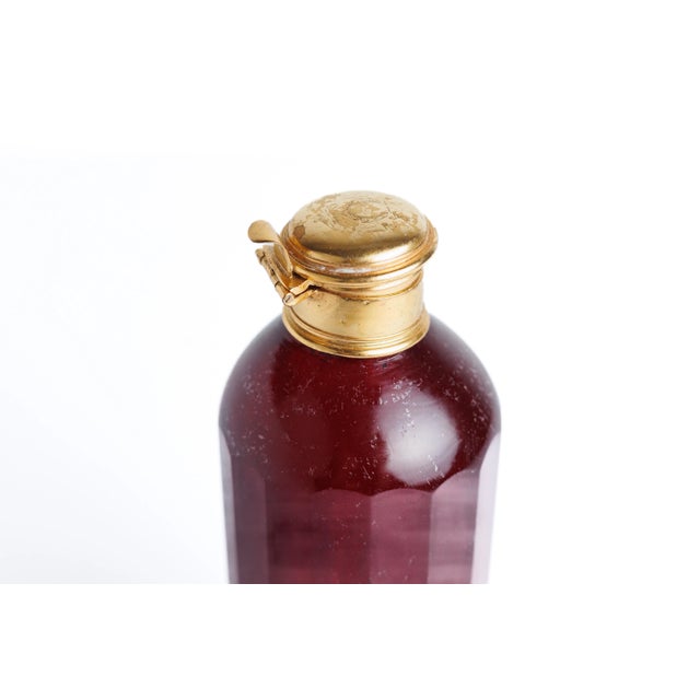 Early 19th Century Ruby Glass Scent Bottle For Sale - Image 4 of 6