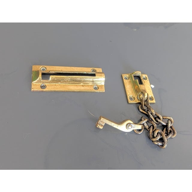 Simple and Gorgeous Chain Lock of Yesteryears Quality For Sale - Image 4 of 5