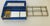Glass 20 Th C Cobalt Blue Cut Glass 2 Tier Musical Box. For Sale - Image 7 of 7