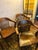 Set of 6 Vintage B. L. Marble Co. Solid Wood Banker’s / Captain’s Chairs (C. 1930s–1940s) For Sale - Image 11 of 16