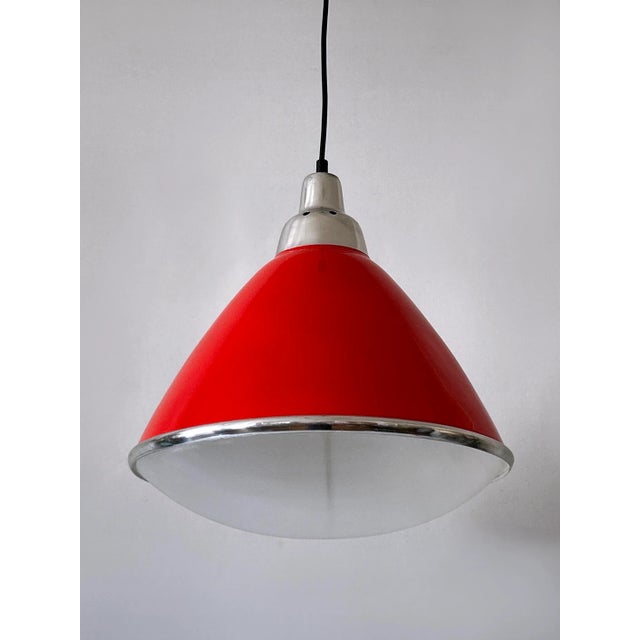 Plastic Mid-Century Headlight Pendant Lamp by Ingo Maurer for Design M, Germany, 1968 For Sale - Image 7 of 18