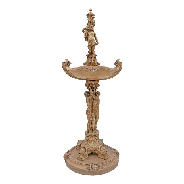 Italian Neo-Renaissance Terracotta Fountain, Tuscany, Early 19th Century For Sale