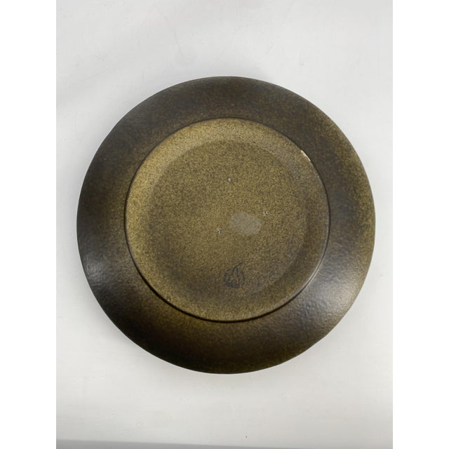 Mid-Century Side Table with Glazed Ceramic Plate on Rosewood Frame by Arne Basse for Knabstrup, Denmark, 1960s For Sale - Image 12 of 14