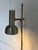 Mid 20th Century Brushed Metal and Brass Adjustable Spotlight Task Floor Lamp Vintage Mid-Century Modern For Sale - Image 5 of 11