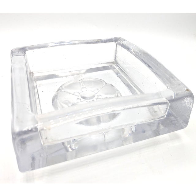 Bengt Edenfalk for Skruf Signed Glass Dish Bowl – Mid-Century Modern Scandinavian Design, 1960s–70s Vintage heavy glass...