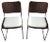 Mid-Century Modern Upholstered Chrome Dining Chairs, 1970s, Set of 4 For Sale