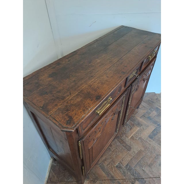French Oak Buffet or Dresser Base, 1820s For Sale - Image 4 of 7