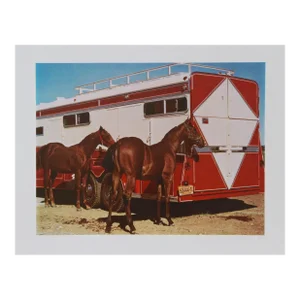 Richard McLean, Fillys With Trailer, Lithograph