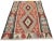 Tribal Vintage Persian Shiraz Kilim Rug, 03'02 X 04'10 For Sale - Image 3 of 9