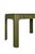 Not Yet Made - Made To Order Matthew Izzo Home Theo Three Drawer Olive Green Lacquer Desk With Brass Beetle Knobs For Sale - Image 5 of 11