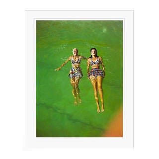 Toni Frissell 'Floating' Archival Pigment Print Framed in White For Sale
