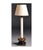 Mid-Century Modern A bespoken Stiffel brass lamp with a lotus design base For Sale - Image 3 of 8