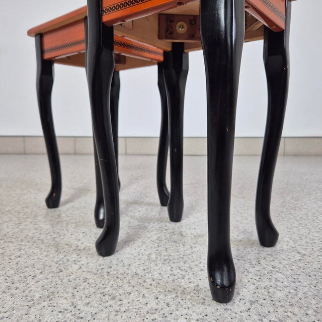 Vintage Decorative Plant Stands with Cabriole Legs, 1960s, Set of 2 For Sale - Image 3 of 10